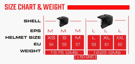 Helmet Size Guide