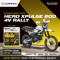 Ceramic Brake Pads For Hero Xpulse 200 4V Rally  - Front - CRM052/4 - 1 Set