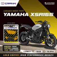 Ceramic Brake Pads For Yamaha XSR155 (2019-2020) - Front - CRM282 - 1 Set