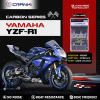 Carbon Brake Pads For Yamaha YZF-R1 (2015 Onwards) - Front - CFB244/4 - 2 Sets