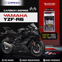 Carbon Brake Pads For Yamaha YZF-R6 (2004-2018) - Front - CFB083 - 2 Sets