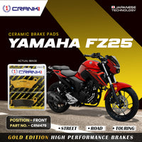 Ceramic Brake Pads For Yamaha FZ25 - Front - CRM479 - 1 Set
