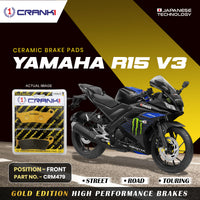 Ceramic Brake Pads For Yamaha R15 V3 - Front - CRM479 - 1 Set
