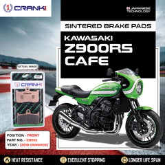 Sintered Brake Pads For Kawasaki Z900RS Cafe (2018 Onwards) - Front - CB743 - 2 Sets Required