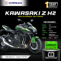 Battery For Kawasaki Z H2 (2022-2025) - CB10S - Factory Activated