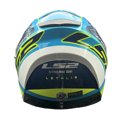 LS2 STREAM EVO LETAILS BLUE/HI VIZ YELLOW