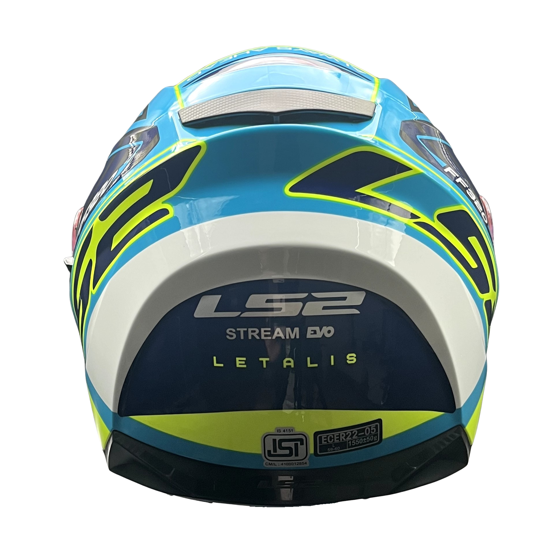 LS2 STREAM EVO LETAILS BLUE/HI VIZ YELLOW