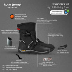 ROYAL ENFIEID WANDERER WATERPROOF RIDING BOOT - BLACK