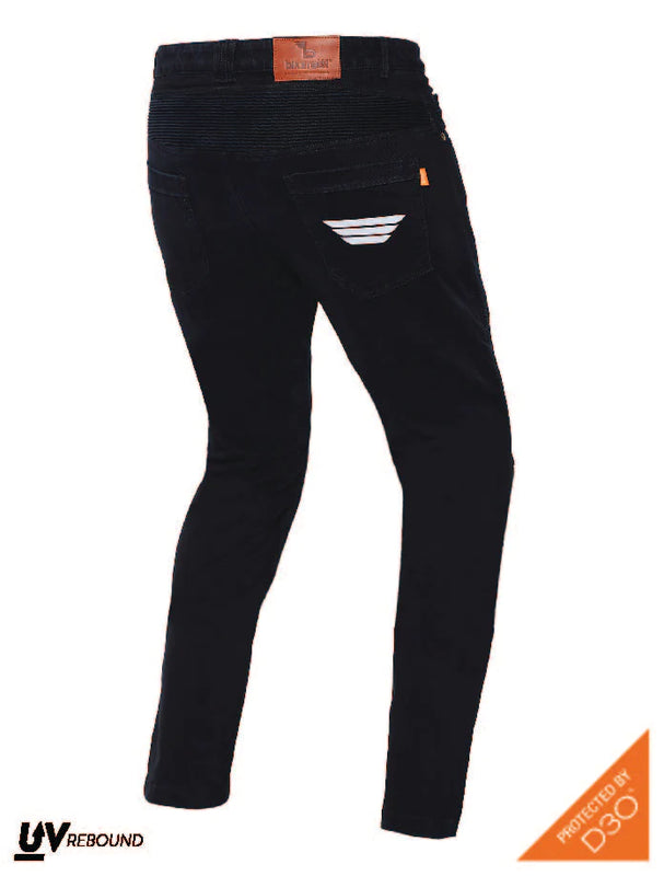 Bikeratti Steam Denim Jeans with Kevlar and D3O Armour