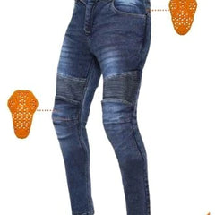 Bikeratti Steam Denim Jeans with Kevlar and D3O Armour