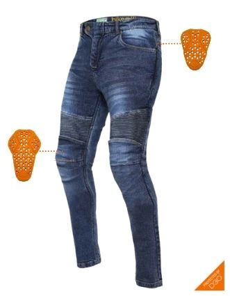 Bikeratti Steam Denim Jeans with Kevlar and D3O Armour