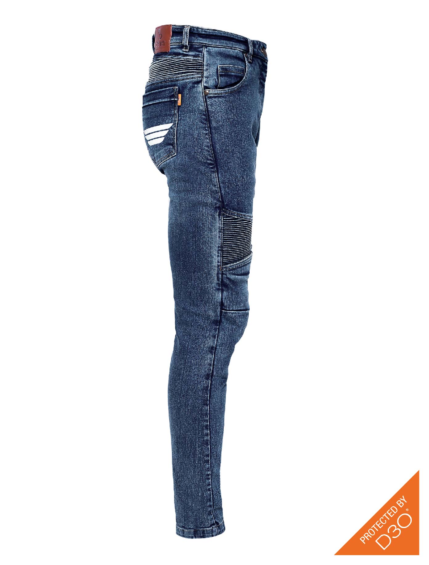 Bikeratti Steam Denim Jeans with Kevlar and D3O Armour