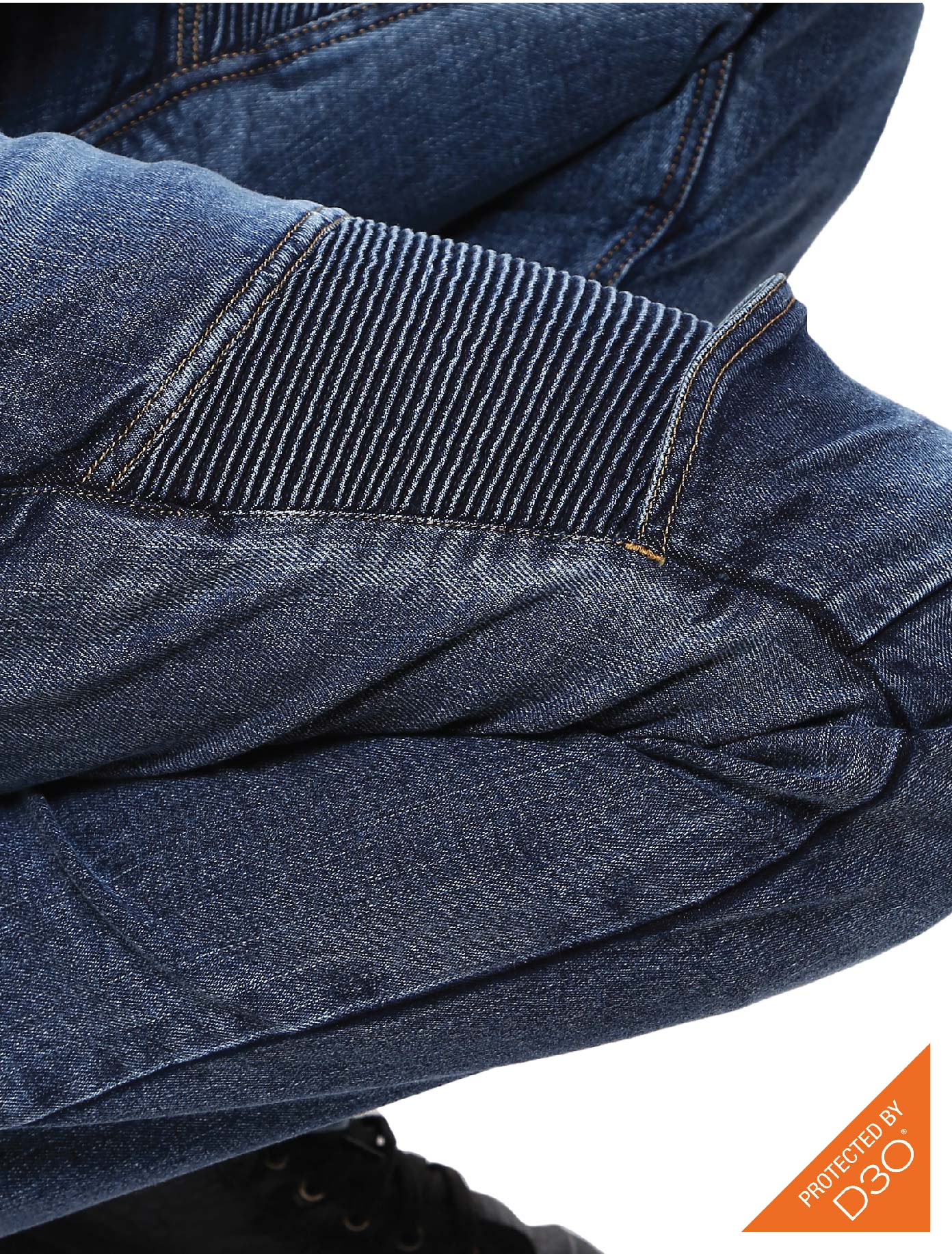 Bikeratti Steam Denim Jeans with Kevlar and D3O Armour