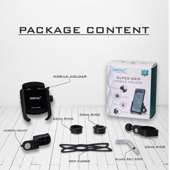 SIMTAC Super Grip Mobile Holder For Bikes/ Scooters / Bicycle | MH01