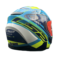 LS2 STREAM EVO LETAILS BLUE/HI VIZ YELLOW