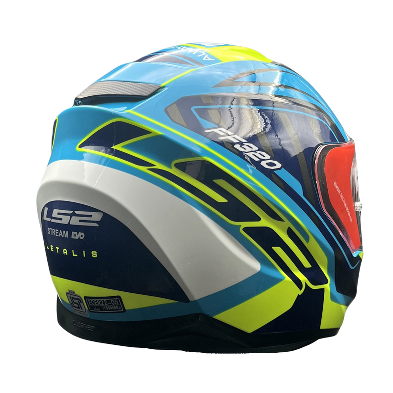 LS2 STREAM EVO LETAILS BLUE/HI VIZ YELLOW