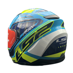 LS2 STREAM EVO LETAILS BLUE/HI VIZ YELLOW