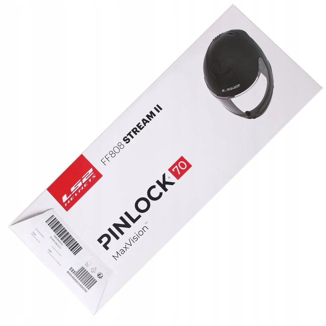 LS2 PINLOCK 70 MAX VISION ANTIFOG CLEAR LENS STREAM II
