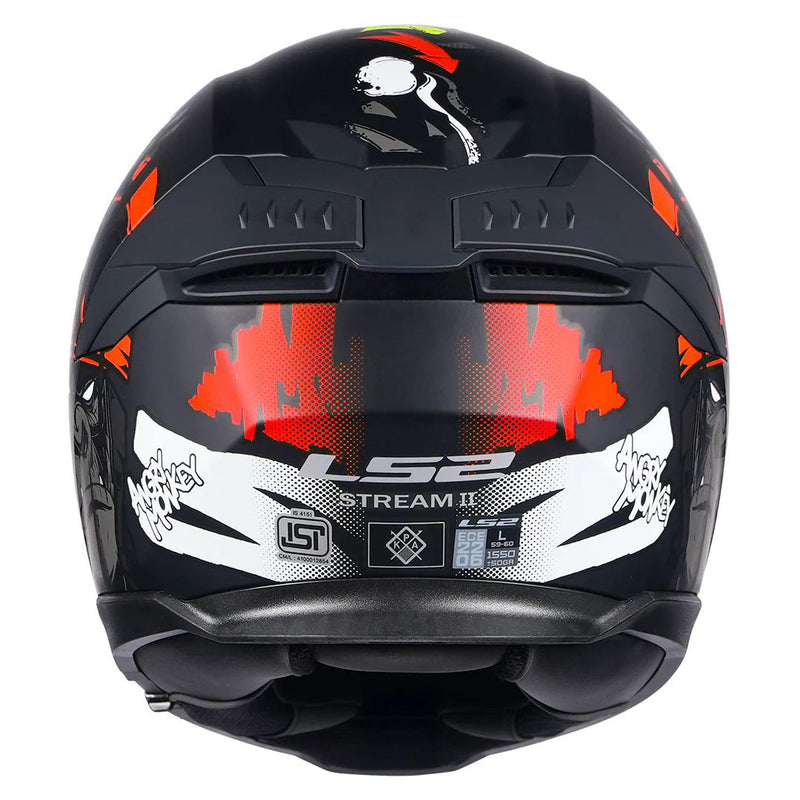 LS2 FF320 Stream II Angry Monkey MATT.BL RED