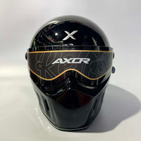 AXOR Retro Dominator Gloss Black Helmet