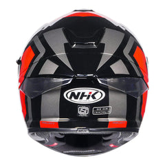 NHK K5R SHIELD BL/SILVER RED