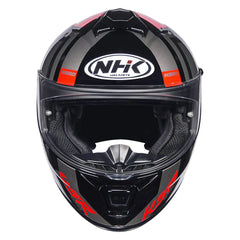 NHK K5R SHIELD BL/SILVER RED