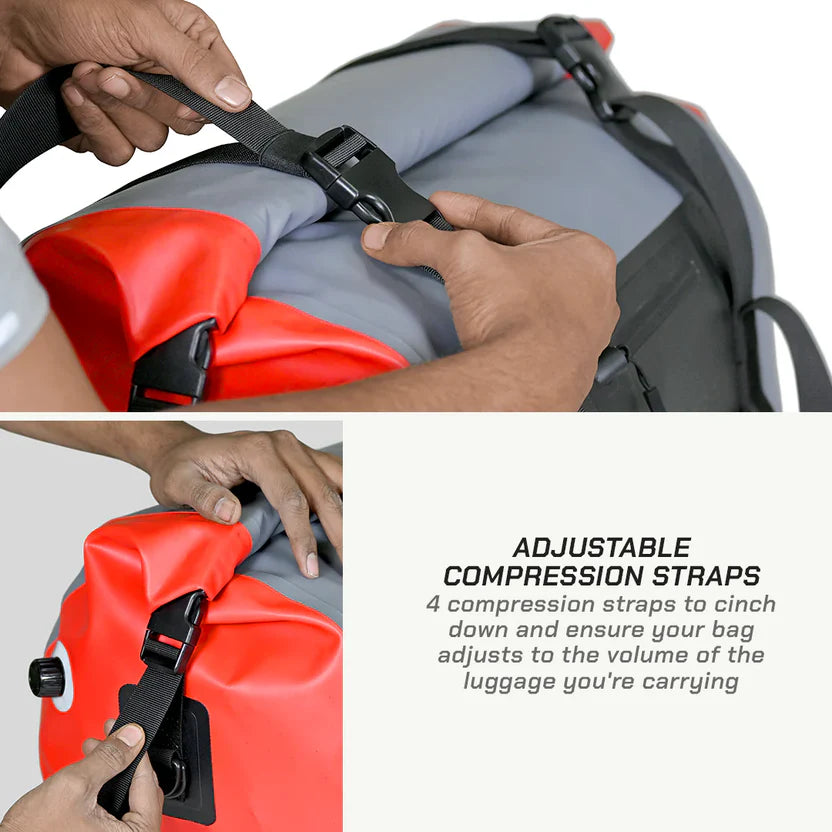 ViaTerra DryBag 40L - 100% Waterproof Motorcycle Tailbag (Universal)