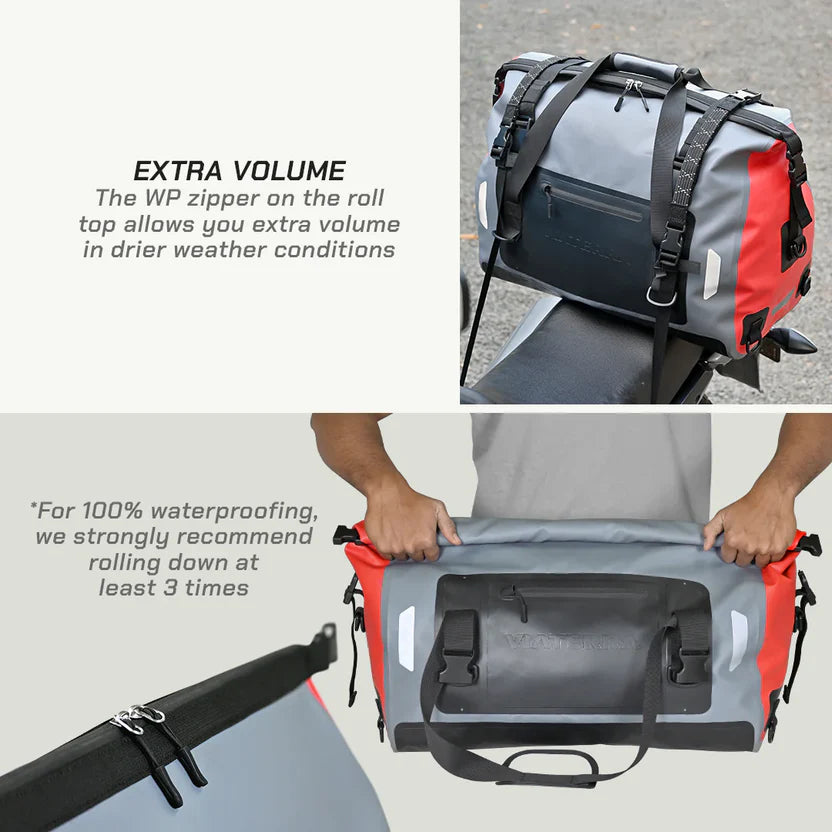 ViaTerra DryBag 40L - 100% Waterproof Motorcycle Tailbag (Universal)