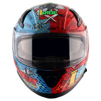 M / Blue Red