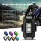 LED Aircraft Strobe warning Accessories Lights 7 Colors Exterior Lights Kit For helmet Motorbike, Drone, Bicycle USB Rechargeable Battery