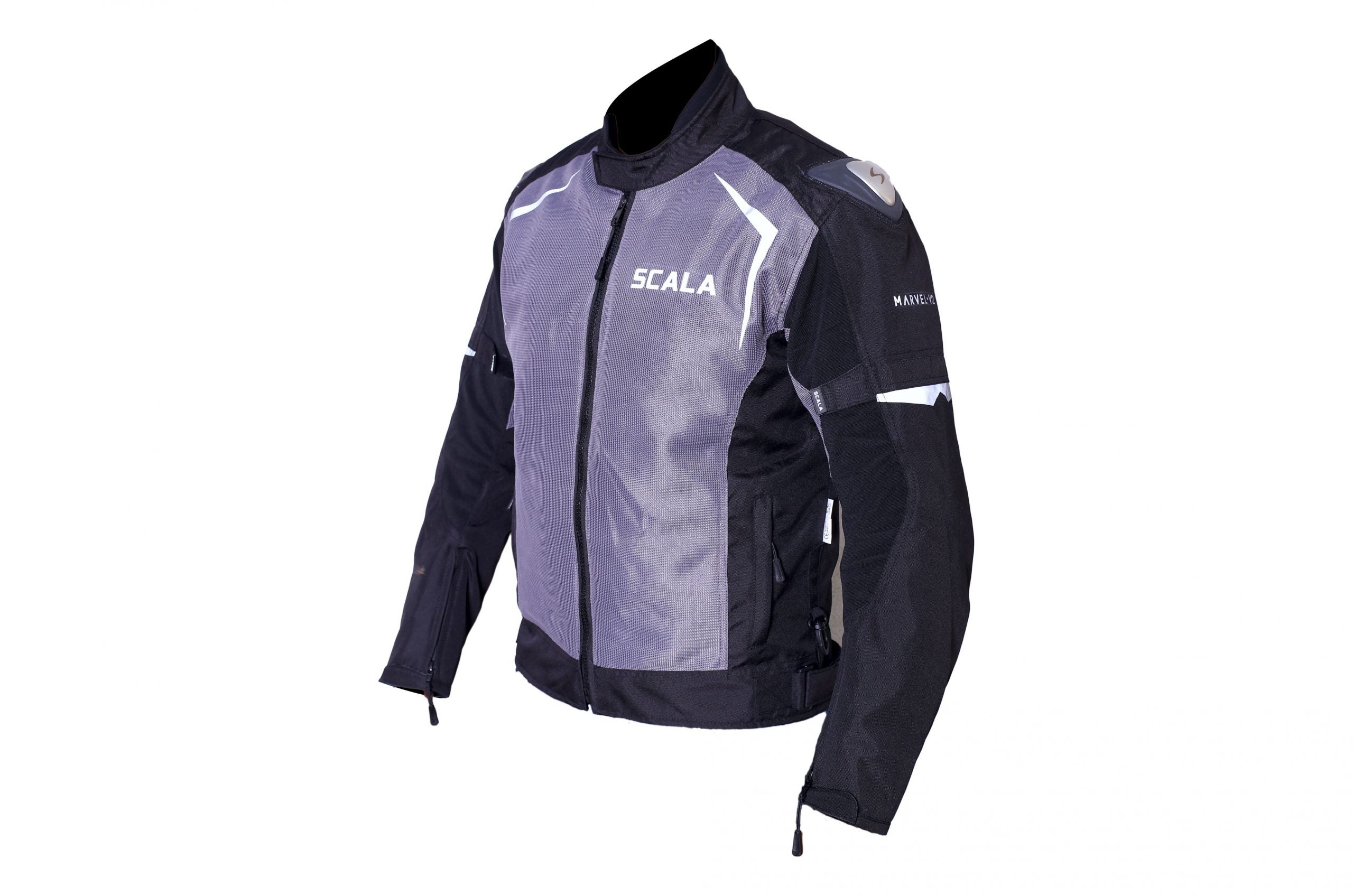 SCALA-MARVEL JACKET Black-Grey