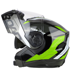 SBA-7 ROAD MAT BLACK WITH NEON (WITH INNER SUNSHIELD)