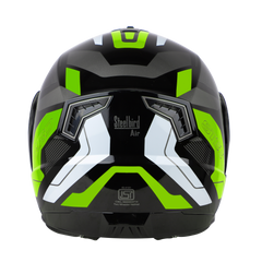 SBA-7 ROAD MAT BLACK WITH NEON (WITH INNER SUNSHIELD)
