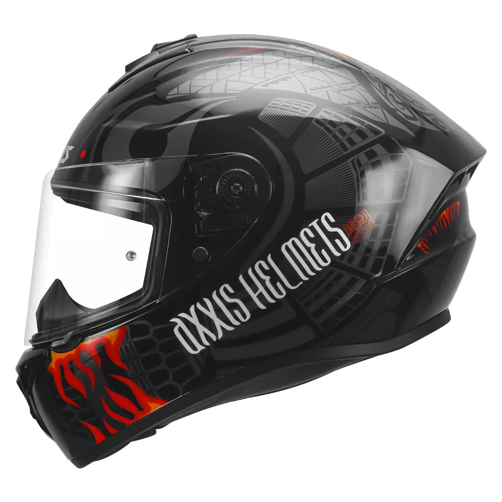 Axxis discount orange helmet