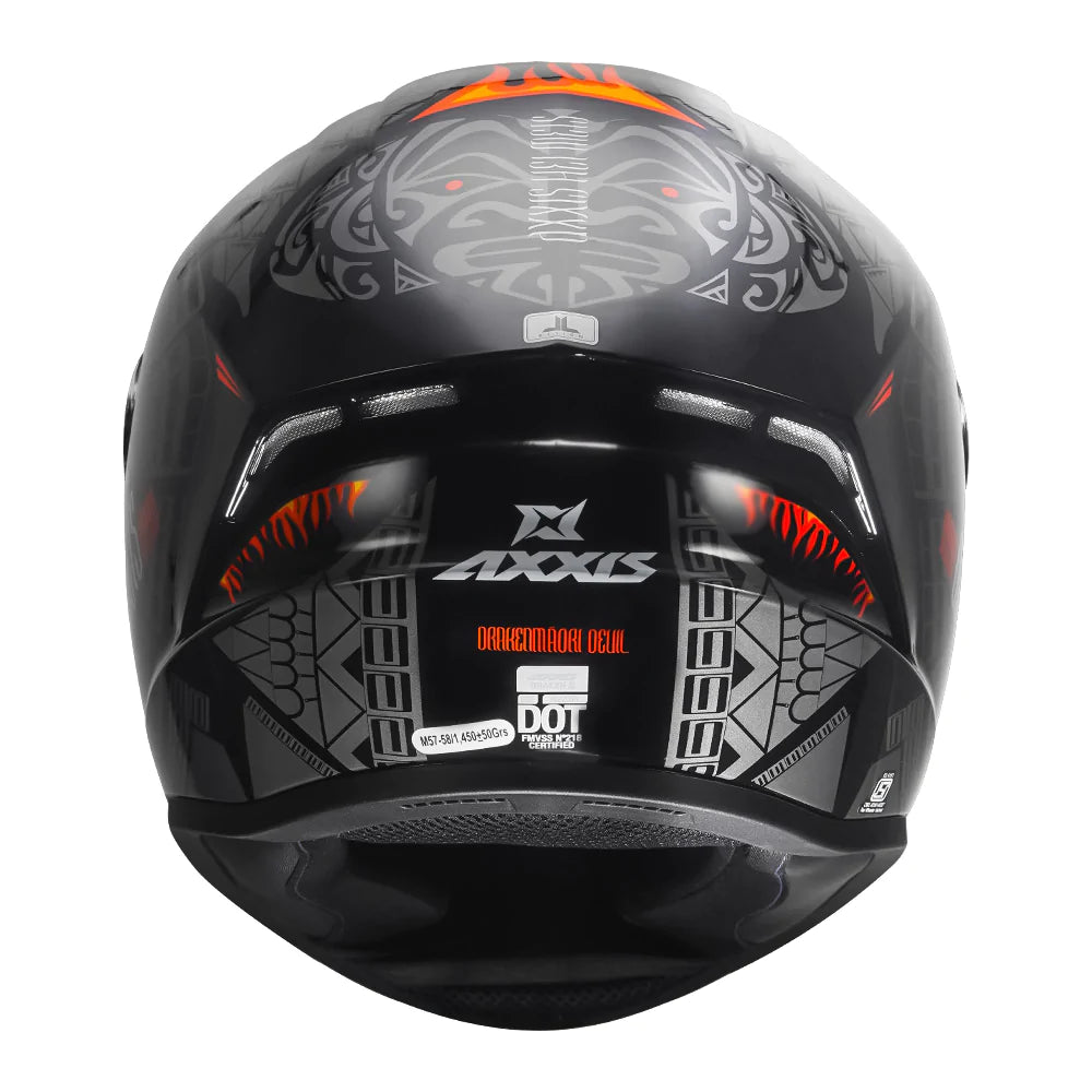 AXXIS DRAKEN S MAORI DEVIL HELMET