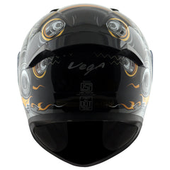 Bolt Superhero Black Grey Helmet