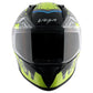 Bolt Superhero Black Neon Yellow Helmet