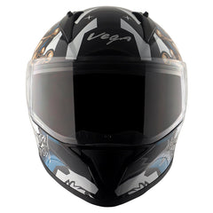 Bolt Crown Men Black Blue Helmet