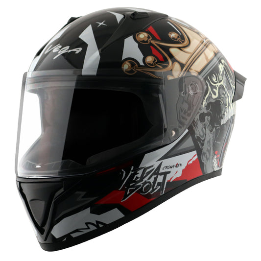 Bolt Crown Men Black Red Helmet