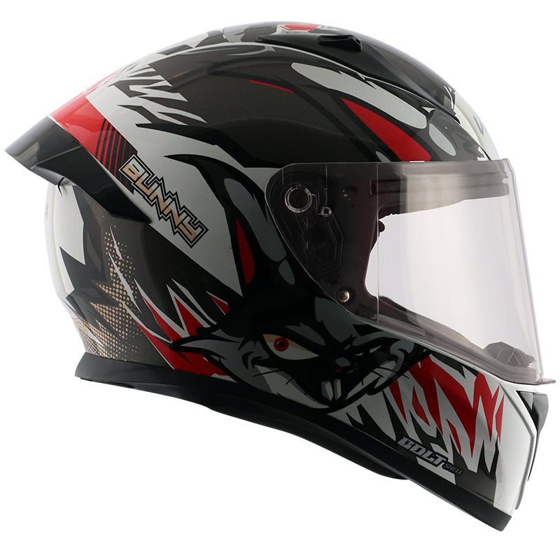 Bolt Bunny White Red Helmet
