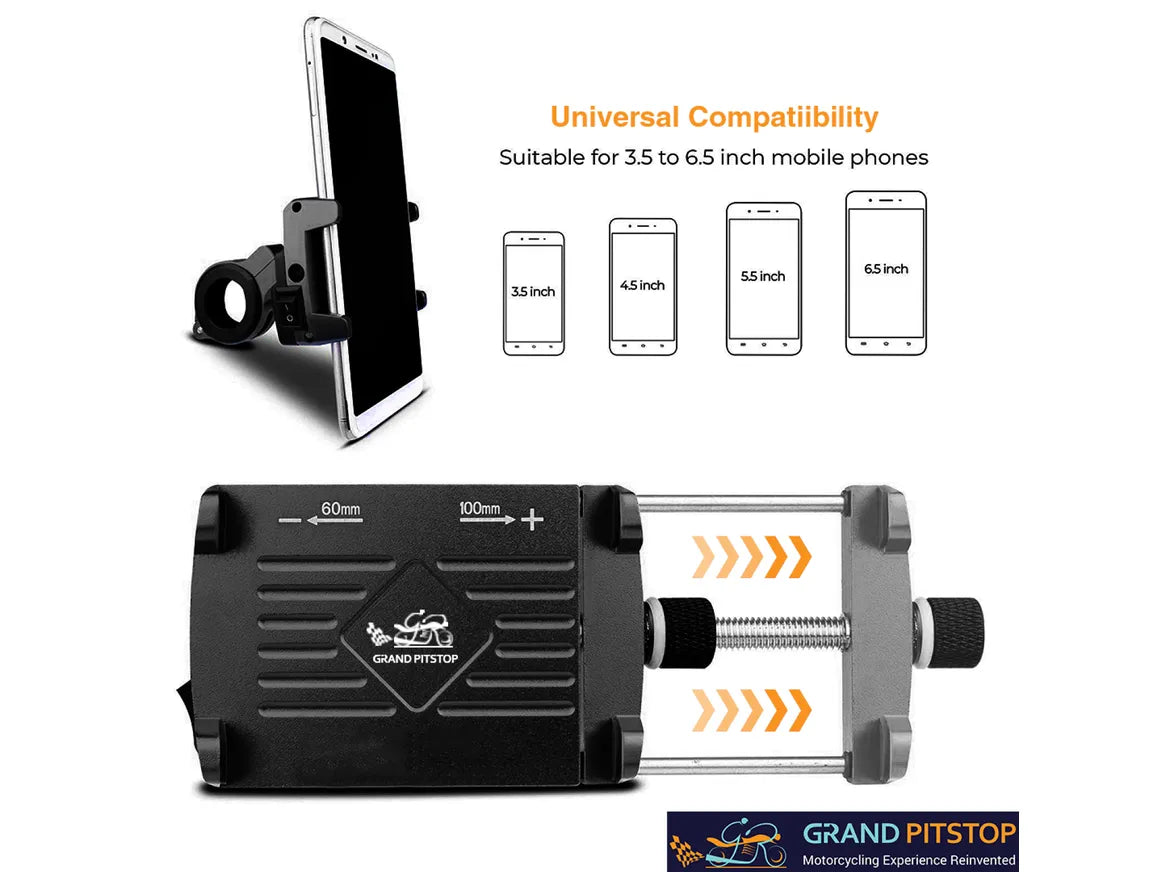 Claw-Grip Mobile Holder Mount - Black