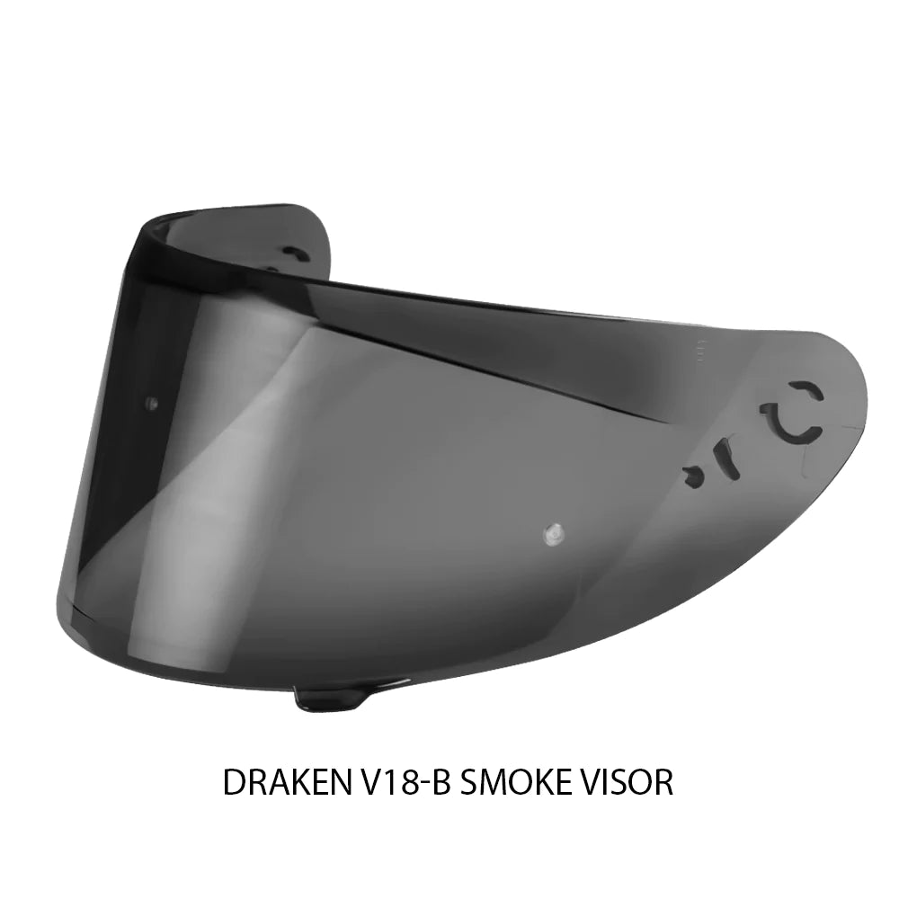 AXXIS V18-B VISOR- DARK SMOKE