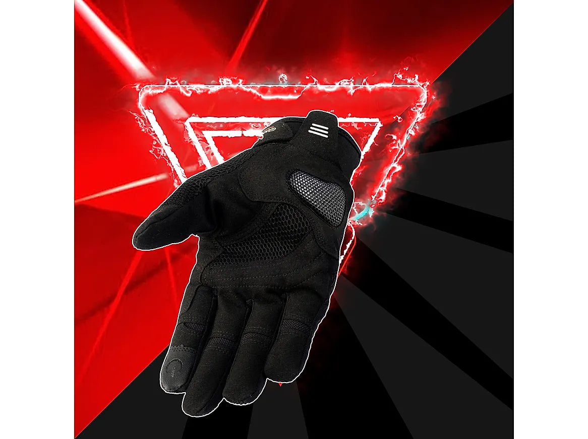 Night Wing Smart Motorcycle Gloves - Black