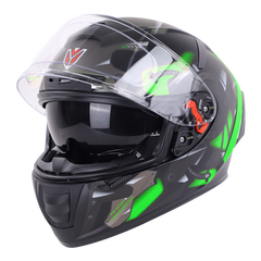 GOOS MAT BLACK WITH GREEN