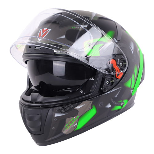 GOOS MAT BLACK WITH GREEN