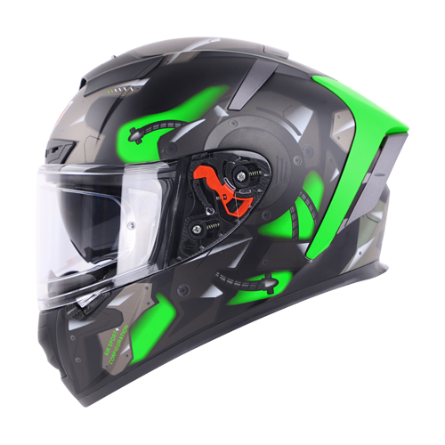 GOOS MAT BLACK WITH GREEN