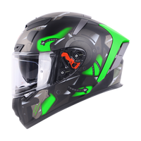 GOOS MAT BLACK WITH GREEN