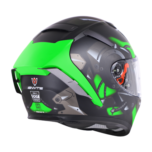 GOOS MAT BLACK WITH GREEN