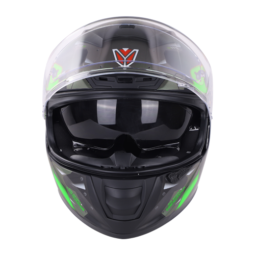 GOOS MAT BLACK WITH GREEN