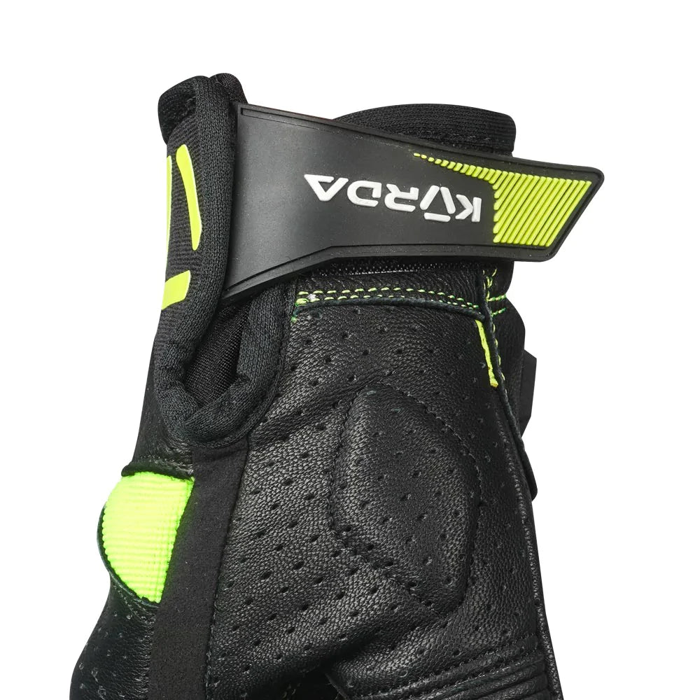 KORDA DRAG SHORT CUFF LEATHER RIDING GLOVES